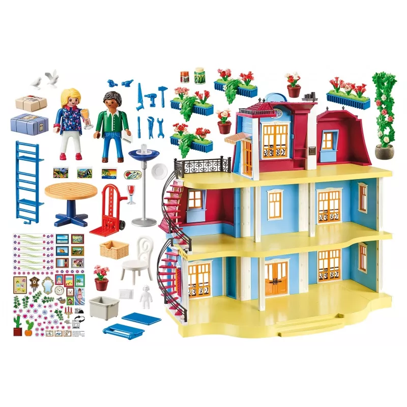Casa de bonecas Playmobil 70205 Ação/Aventura multicolorido plástico