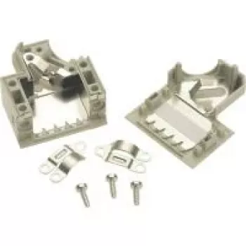 Caixa D-SUB Harting número de polos: 9 plástico 45° cinzento 09 67 009 0573 1 unid. (09 67 009 0573)