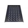 Base para rack Extralink 1U 750 mm preto para armários de 1000 mm de profundidade