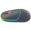 Rato sem fios Canyon MW-22 2em1 RGB - Cinzento - Bluetooth/RF - 1.600 dpi - recarregável