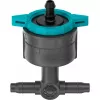 Gotejador de rega Gardena 13314-20 8 l/h preto montagem em linha