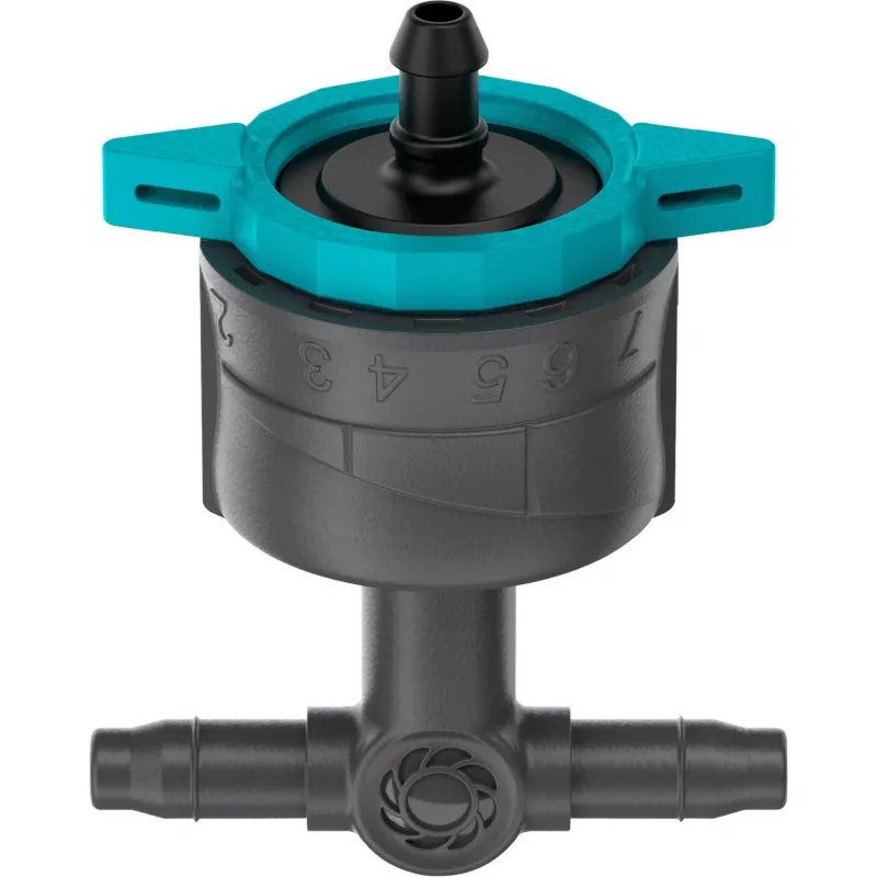 Gotejador de rega Gardena 13314-20 8 l/h preto montagem em linha