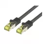 Cabo de rede M-Cab CAT7 S-FTP PIMF RJ-45 15m preto