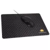 Tapete de rato Caseking com coroa Rev.2 — azul/preto (GAMA-746)