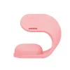 Estação de carregamento Stelio ST-CHS01-PK Junior rosa – dock de carregamento USB para telefones e tablets, porta única, compacto