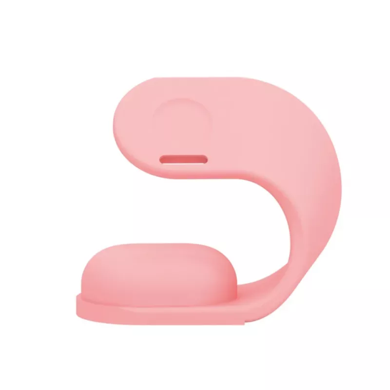 Estação de carregamento Stelio ST-CHS01-PK Junior rosa – dock de carregamento USB para telefones e tablets, porta única, compacto