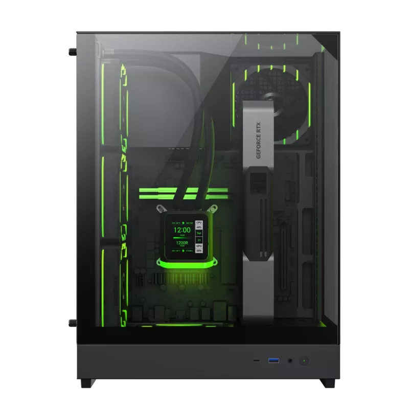 Caixa Gamemax | T20 BK | preto | M-ATX | fonte de alimentação não incluída