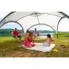 Pavilhão Event Shelter, 4,5 x 4,5 m (cinzento-claro/cinzento)