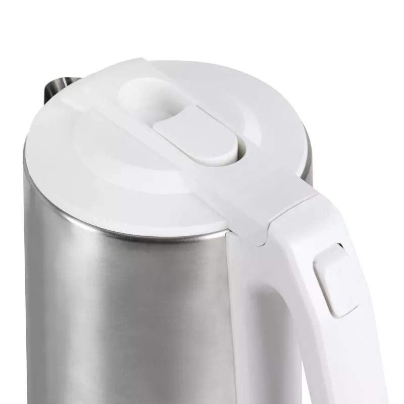 Jata JEHA1723 chaleira elétrica, 2 l, 1500 W, aço inoxidável, branca