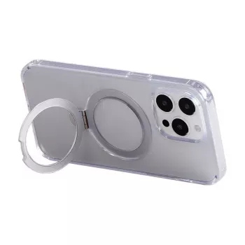 Capa de proteção magnética Joyroom JR-BP004 para iPhone 15 Pro, transparente, fixação magnética