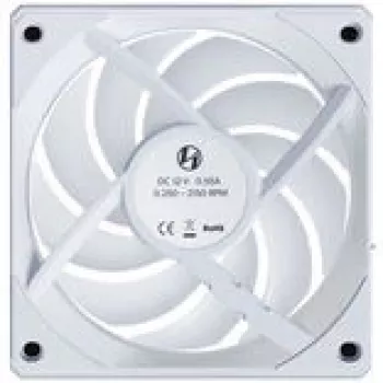 Ventoinha para PC reversa sem fios de 120mm Lian Li UNI FAN CL, branca, modelo 12RCL1W3W