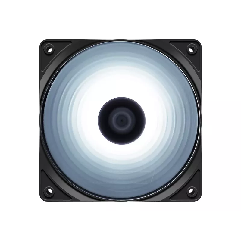Ventoinha 120 mm DeepCool RF120W — 1300 rpm, 1,32 mmH2O, preto translúcido