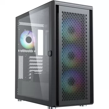 Caixa de PC Silentware Air 100 preto — caixa mid-tower compatível com ATX, preto