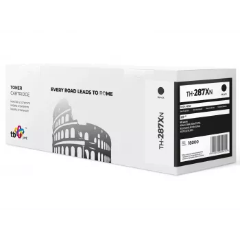 Toner TB compatível com HP CF287X, preto, 18000, novo