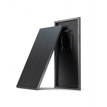 EcoFlow ZMS331 Painel solar 100W silício monocristalino preto IP68