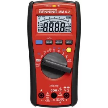 Benning MM 6-2 + SDT 1 multímetro digital manual CAT III 1000 V, CAT IV 600 V visor (contagens): 6000 (044087)