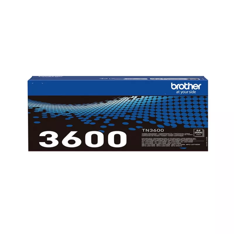 Cartucho de toner Brother TN-3600 6000 páginas preto