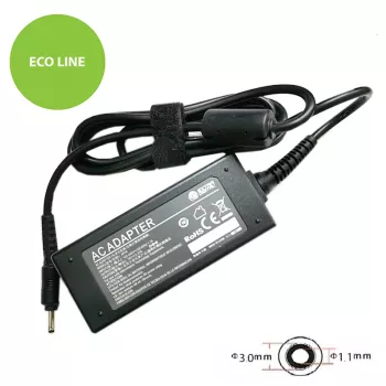 Fonte de alimentação para portátil Acer 45W: 19V, 2,37A