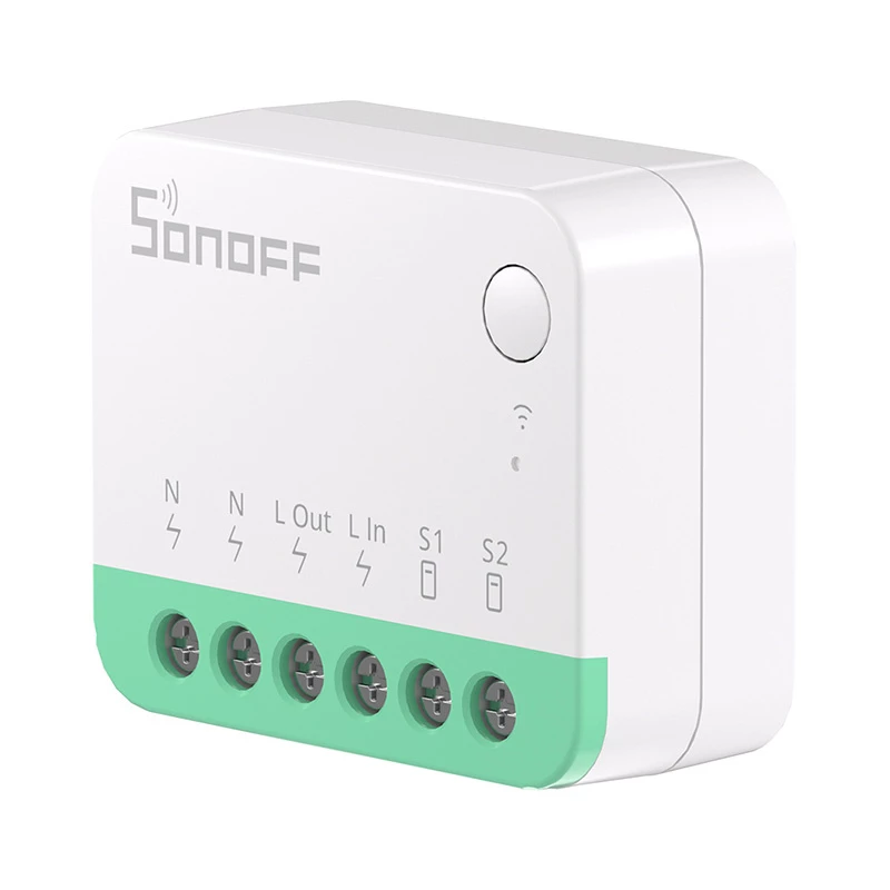 Sonoff MINIR4M Interruptor mini inteligente Wi-Fi Matter (HomeKit, SmartThings, Home Assistant).
