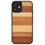 Capa de proteção para smartphone Man and Wood para iPhone 12 mini – preto