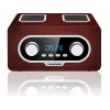 Rádio portátil BLAUPUNKT PP5.2BR — rádio FM de bolso, 60 estações memorizadas, USB/MP3, AUX, bateria recarregável 1000 mAh, 3 W RMS, bronze