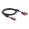 Cabo HDMI - DVI DeLOCK 84342 1,8 m macho / macho