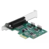 DeLOCK - Adaptador Paralelo/Série - PCIe 1.1 Low-Profile - paralelo x 1 + série x 2 (90413)