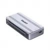 Caixa para SSD Unitek S1242AGY01-EU USB4 40 Gbit/s, M.2 NVMe, até 8 TB, alumínio/plástico, refrigeração ativa