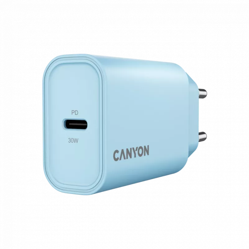 Fonte de alimentação CANYON Charger OnCharge 30CL Max Power 30W USB-C PD 1 porta
