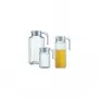 Jarra de vidro Esmeyer Quadro 1,7 L, altura 256 mm, com tampa de plástico branca
