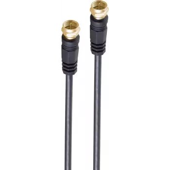 Cabo coaxial ShiverPeaks BS80097-G-128CP-S 7,5 m F preto