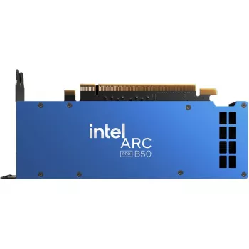 Placa gráfica INTEL Arc Pro B50 — 16 GB GDDR6, 128 bits, PCIe 5.0, refrigeração ativa