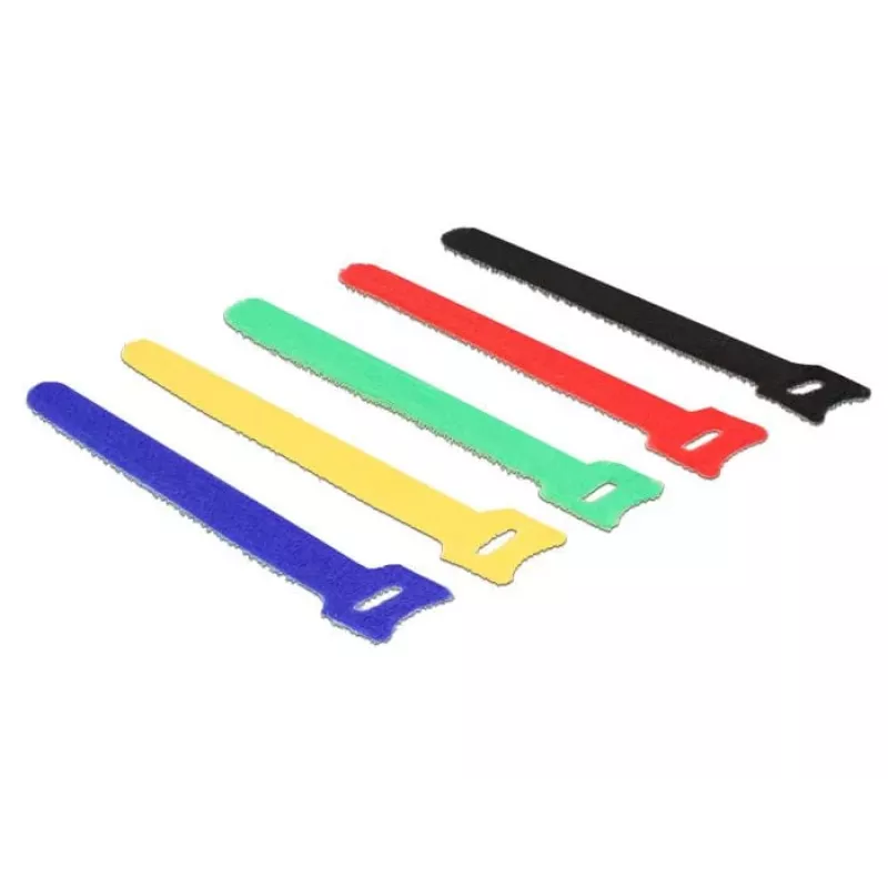 Abraçadeiras DeLOCK 18634 nylon preto azul verde vermelho amarelo