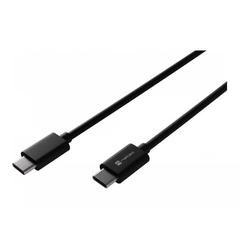 Cabo USB-C para USB-C NATEC NKA-2146, 1 m, preto