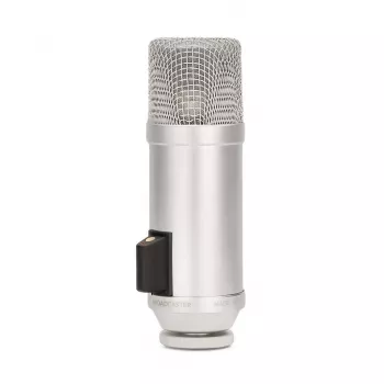 Microfone condensador RODE Broadcaster — microfone de estúdio profissional de grande diafragma para gravações de voz