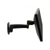 Ergotron 200 Series - kit de montagem (braço de parede) - para monitor - 1 extensão - aço - preto - tamanho do ecrã: até 81,3 cm (até 32 polegadas)