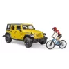 Brinquedo Jeep BRUDER 02543 para tema de BTT e ciclismo, ABS, multicolorido, a partir de 4 anos