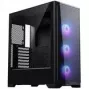 Caixa de PC PHANTEKS Eclipse G370A, Midi-Tower, SSI-EEB, RGB, vidro temperado - inclui 3 ventoinhas de 120 mm, preta