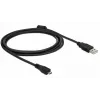 Cabo USB DeLOCK 82335 USB 2.0 2 m USB A Micro-USB B preto