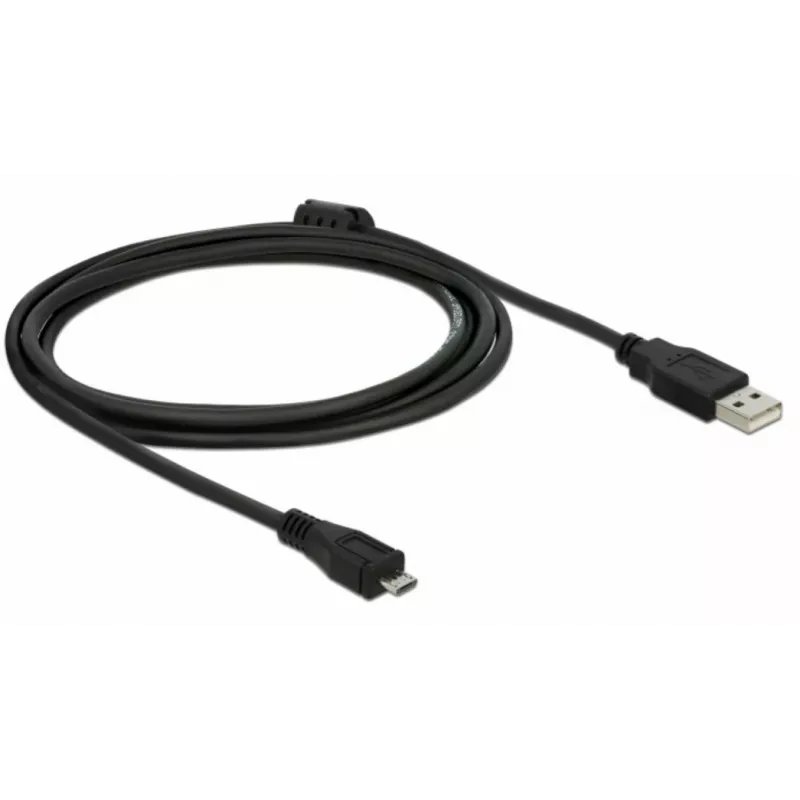 Cabo USB DeLOCK 82335 USB 2.0 2 m USB A Micro-USB B preto