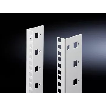 Calha de montagem Rittal DK 7507.718 — aço, cinzento, para racks 18U (pack de 2)