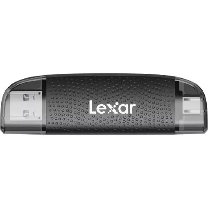 Lexar LRW310X-BNBNG leitor de cartões microSD/SD dual USB-A/USB-C, USB 3.2