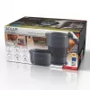 Chaleira elétrica Adler AD 1377G, capacidade 0,6 L, 600 W, cinzento, plástico/silicone/aço inoxidável