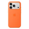 Capa de silicone Apple iPhone 17 Pro MagSafe laranja