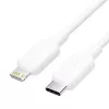 Cabo USB-C para Lightning 3A 480 Mbit/s 1 m BRANCO