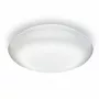 Luminária de teto Steinel DL Vario Quattro PRO S — luminária LED redonda 14 W, branco, 310×69 mm, detetor de movimento integrado