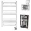 Aquecedor de casa de banho elétrico Adler AD 7824 600 W, branco, IP24, para montagem na parede, 500×900 mm
