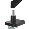 Suporte de monitor Maclean, mola a gás, 17-32, 2-10kg, preto, MC-133
