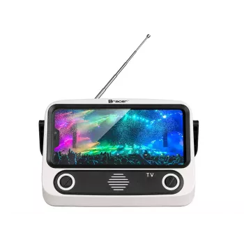Suporte móvel TRACER T-MLX48046 com altifalante Bluetooth, suporte ajustável para telefone/tablet
