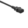Extensão de alimentação QOLTEC 50459 IEC C13 para C14 1,5 m